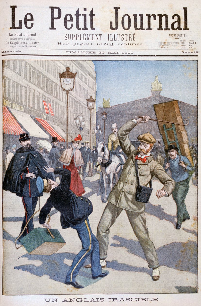 سائح إنكليزي قابل للسحب ، باريس ، 1900 بواسطة غير معروف