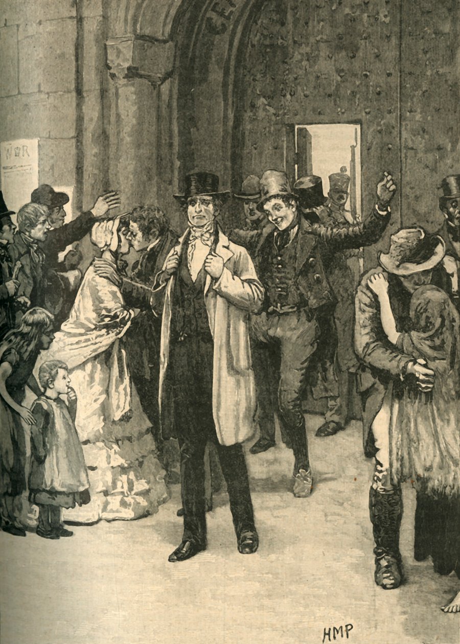 تم تحرير السجناء الأيرلنديين أثناء تقدم اللورد مالغريفز ، 1836 c1890. بواسطة غير معروف