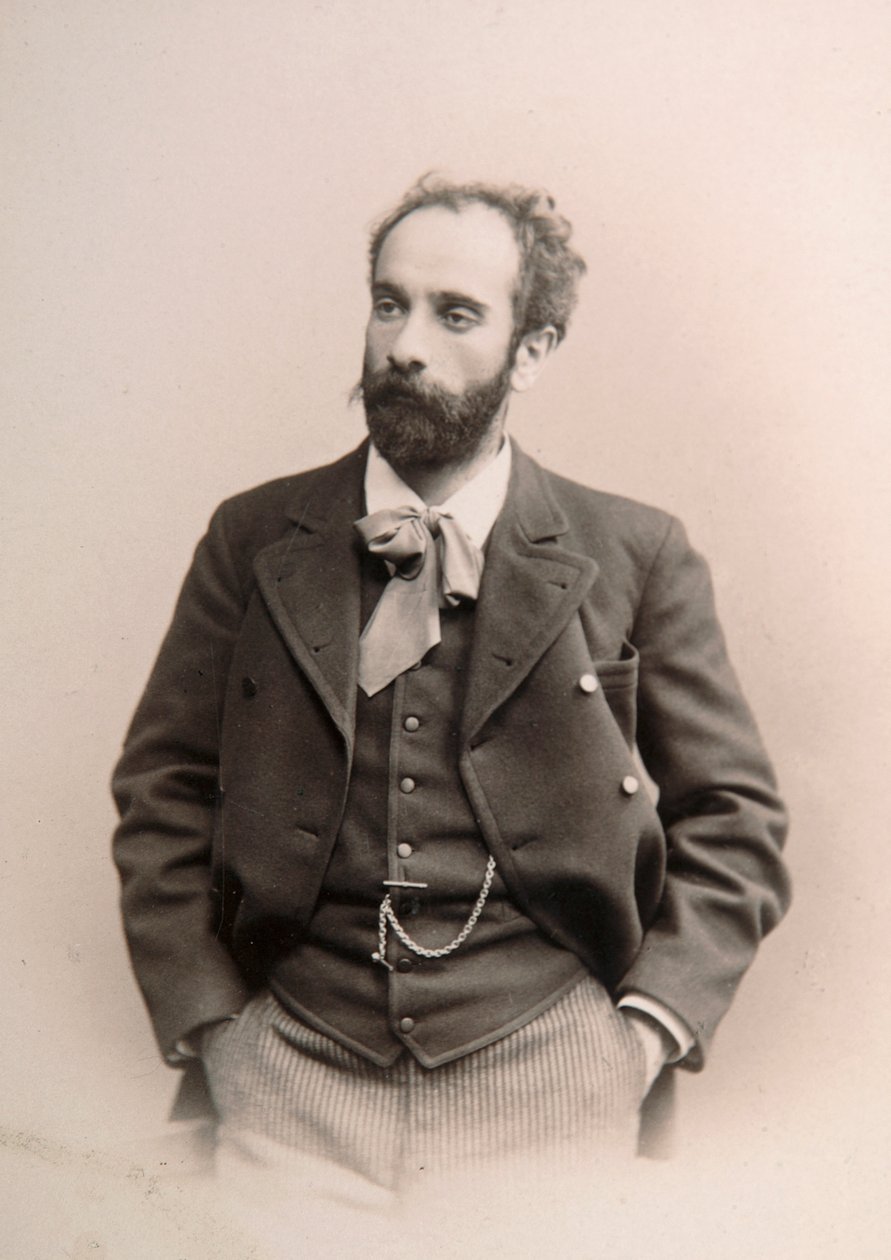 إسحاق ليفيتان ، فنان روسي ، c1880s-c1890s بواسطة غير معروف
