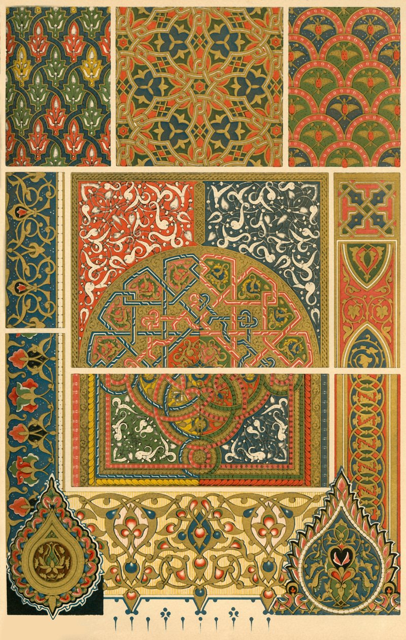 المخطوطات الإسلامية المزخرفة ، 1898. بواسطة غير معروف