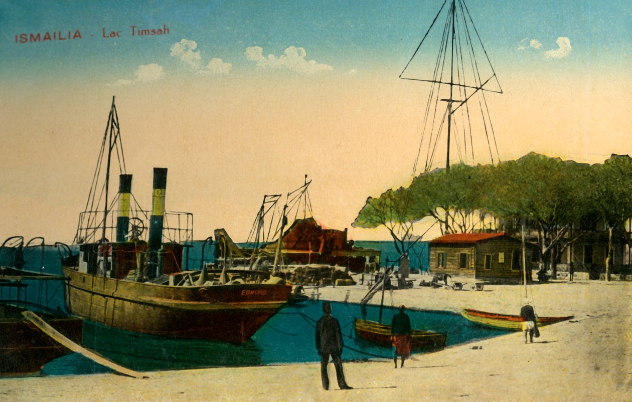 Ismailia - Lac Timsah, c1918-c1939.  بواسطة غير معروف