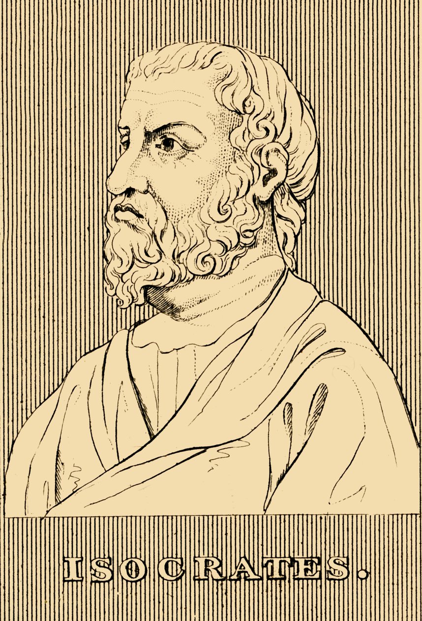 Isocrates ، 436-338 قبل الميلاد ، 1830. بواسطة غير معروف
