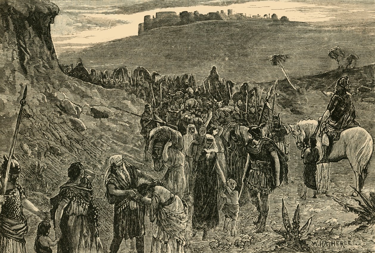 الإسرائيليون يتوجهون إلى كابيتفيتي ، 1890. بواسطة غير معروف