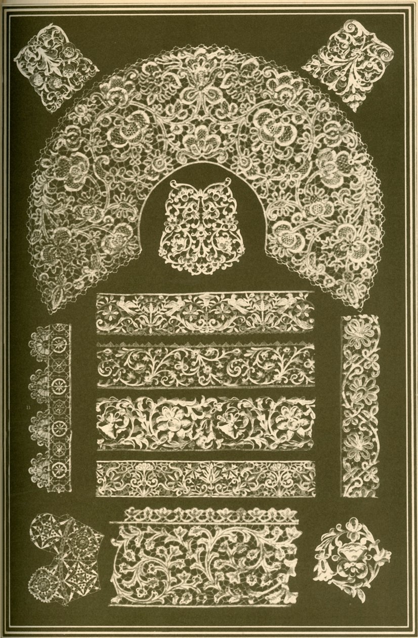 دانتيل عصر النهضة الإيطالي ، 1898. بواسطة غير معروف