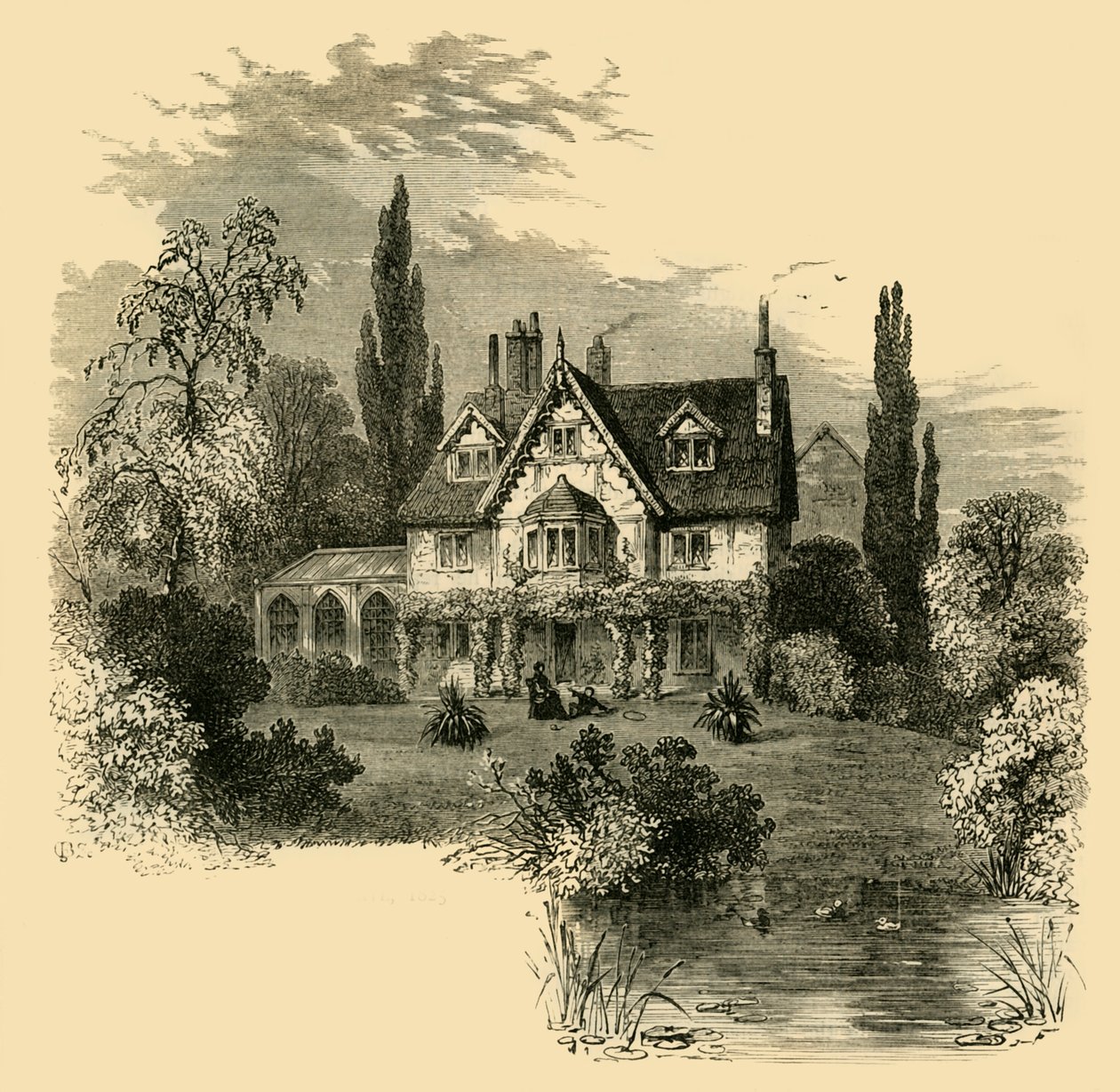 Ivy Cottage ، Highgate ، 1825 ، c1876. بواسطة غير معروف