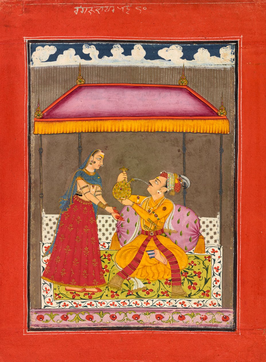 Jalandhara Ragaputra ، من سلسلة Ragamala ، كاليفورنيا. 1740-1750. بواسطة غير معروف