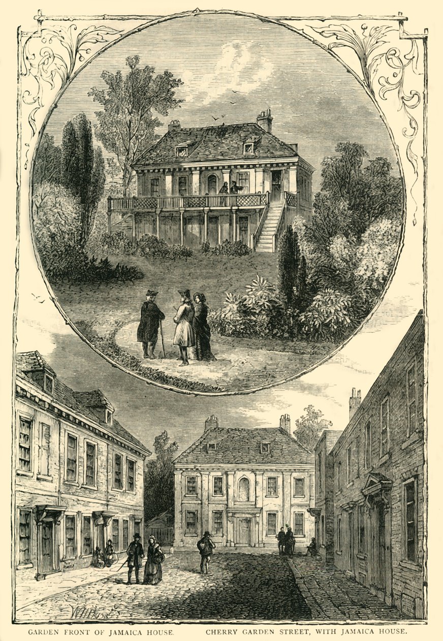 جامايكا هاوس ، 1826 ، c1878. بواسطة غير معروف