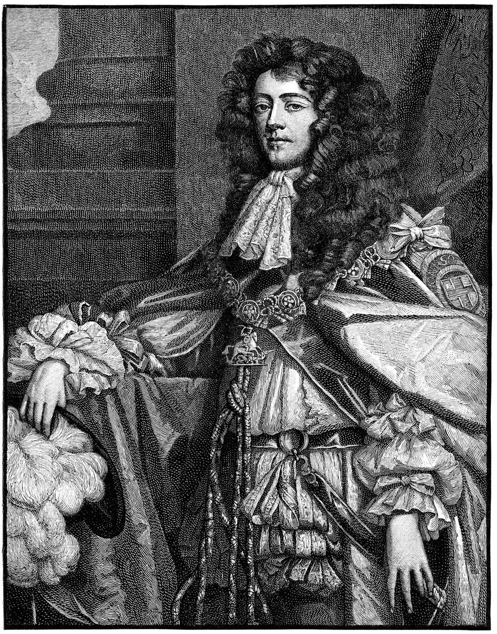 جيمس ، دوق مونماوث 1649-1685 ، عرش اسكتلندا وإنجلترا بواسطة غير معروف