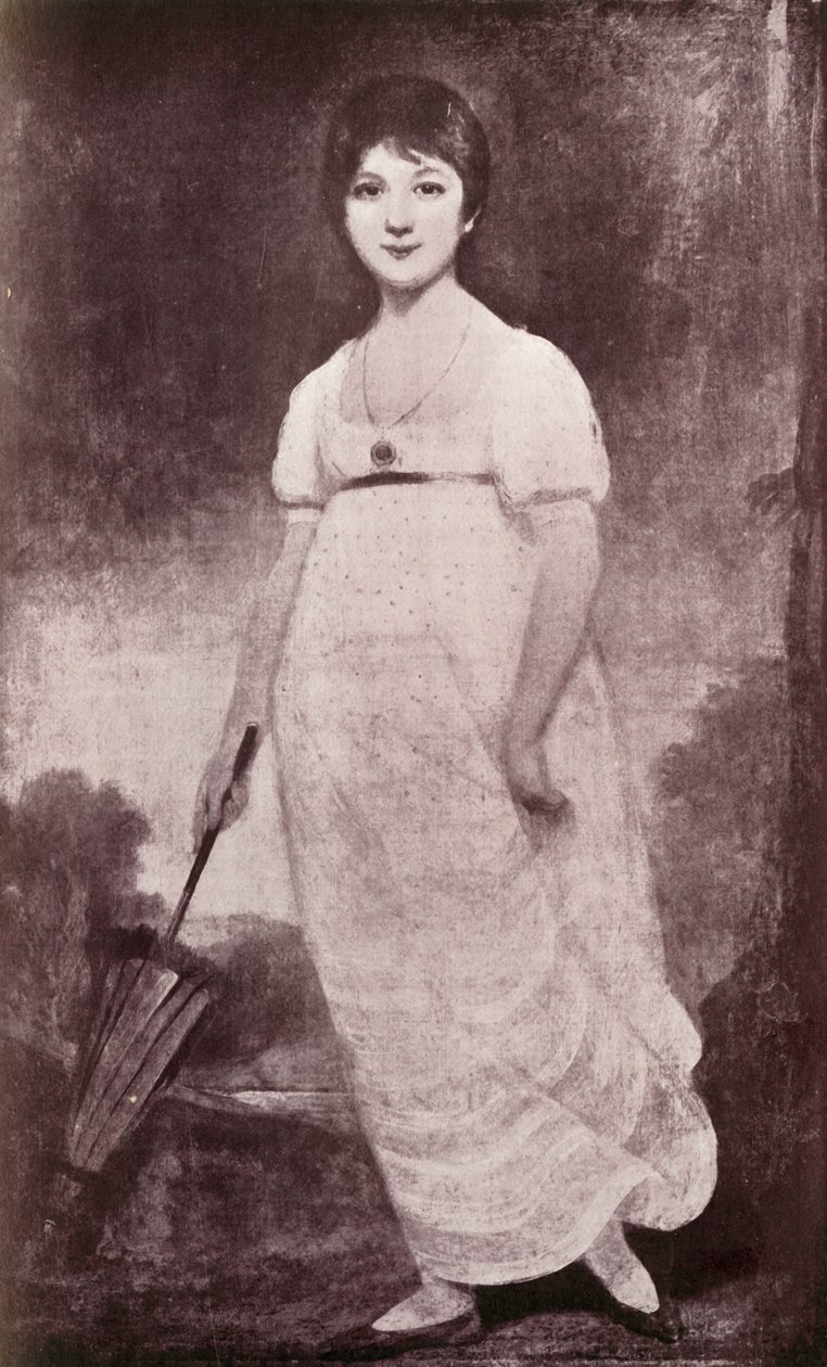 جين أوستن ، c1789 ، 1919 بواسطة غير معروف