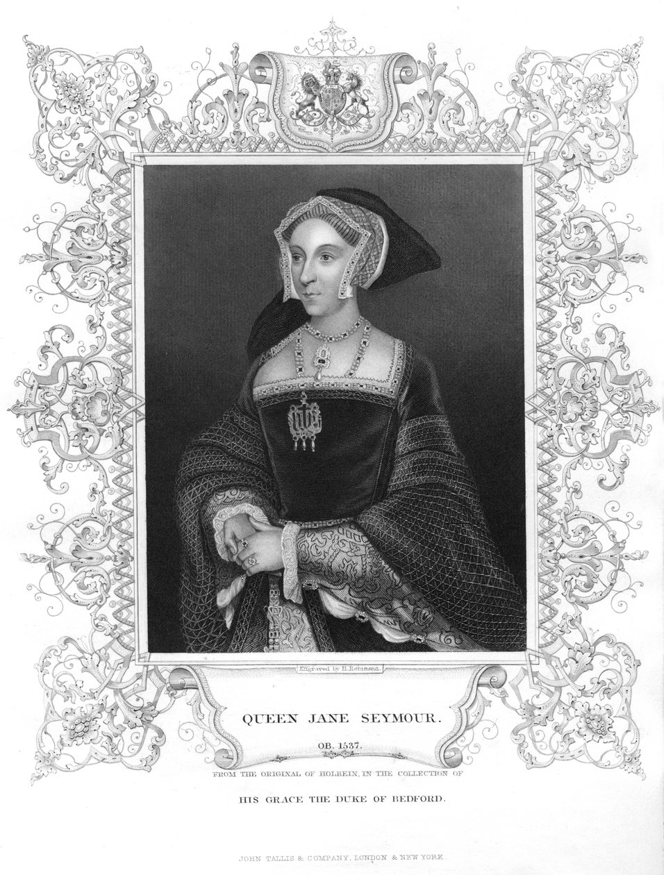 جين سيمور ، الزوجة الثالثة لهنري الثامن ، c1536 ، القرن التاسع عشر بواسطة غير معروف