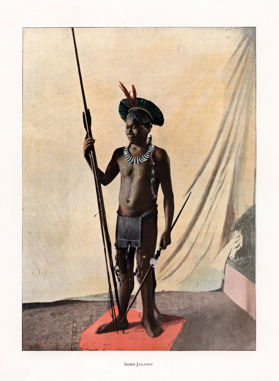 Jauapiry Indian بالأسلحة ، البرازيل ، القرن التاسع عشر بواسطة غير معروف