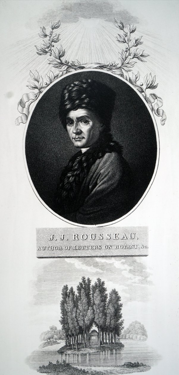 Jean-Jacques Rousseau. بواسطة غير معروف