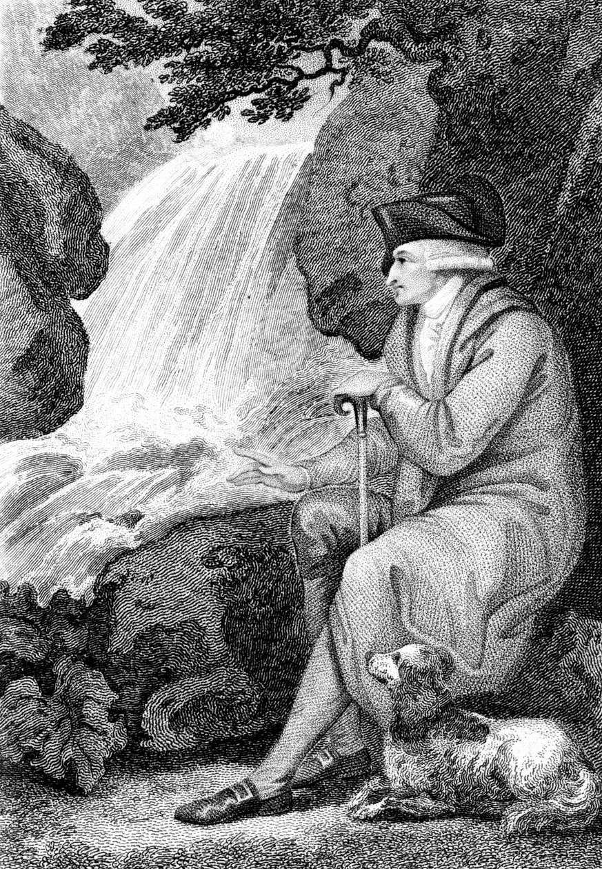جان جاك روسو ، كاتب سياسي فرنسي ، 1787 بواسطة غير معروف