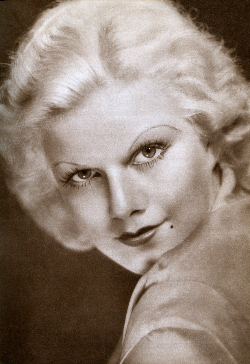 جان هارلو ، ممثلة سينمائية أمريكية ، 1933 بواسطة غير معروف
