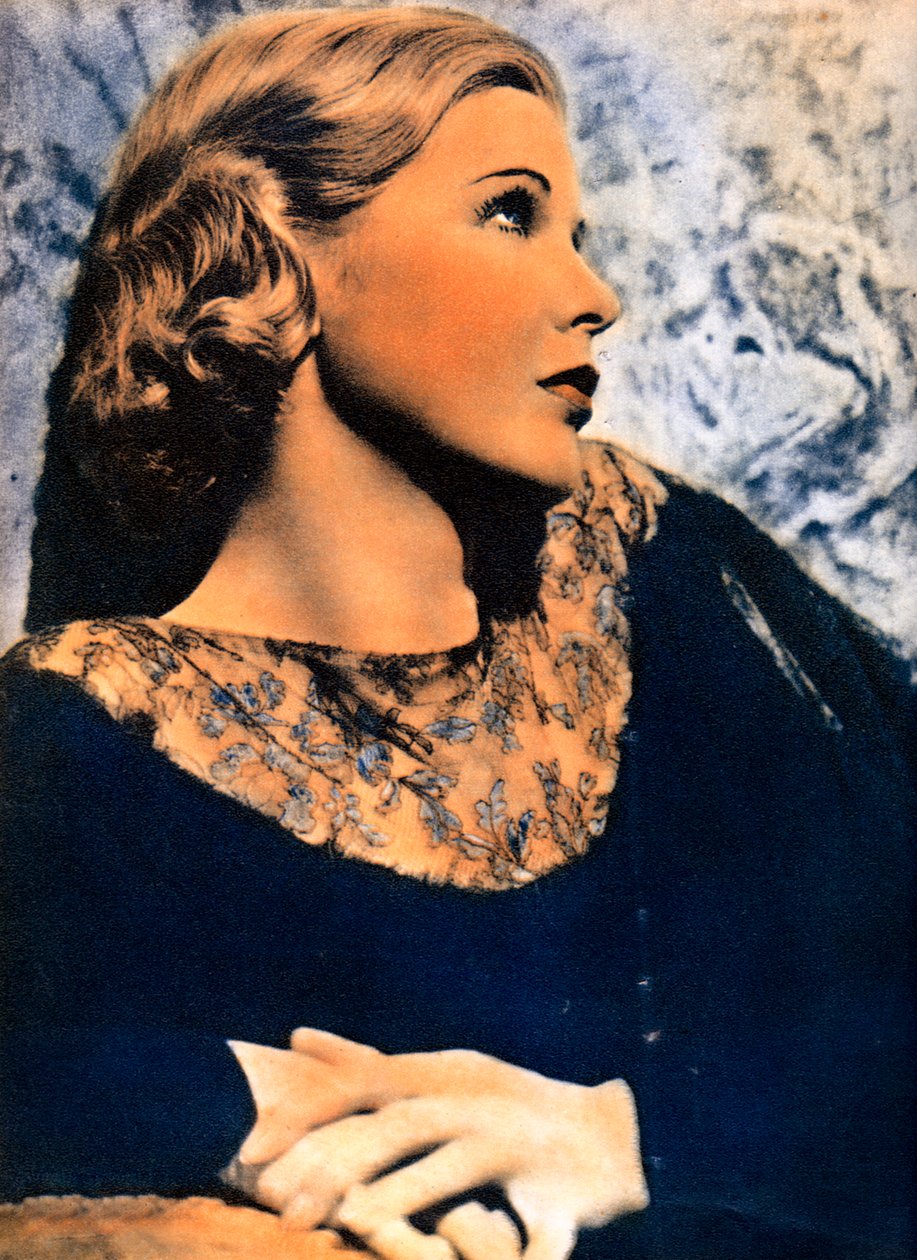 جان موير ، الممثلة الأمريكية ، 1934-1935 بواسطة غير معروف