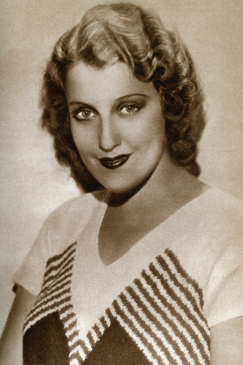 جانيت ماكدونالد ، الممثلة الأمريكية ، 1933 بواسطة غير معروف