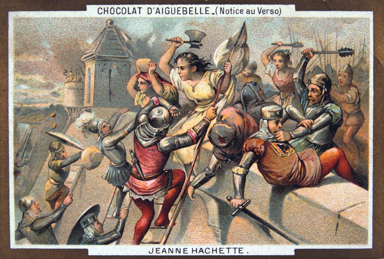 جين Hachette تدافع عن Beauvais ، 1472 ، القرن التاسع عشر بواسطة غير معروف