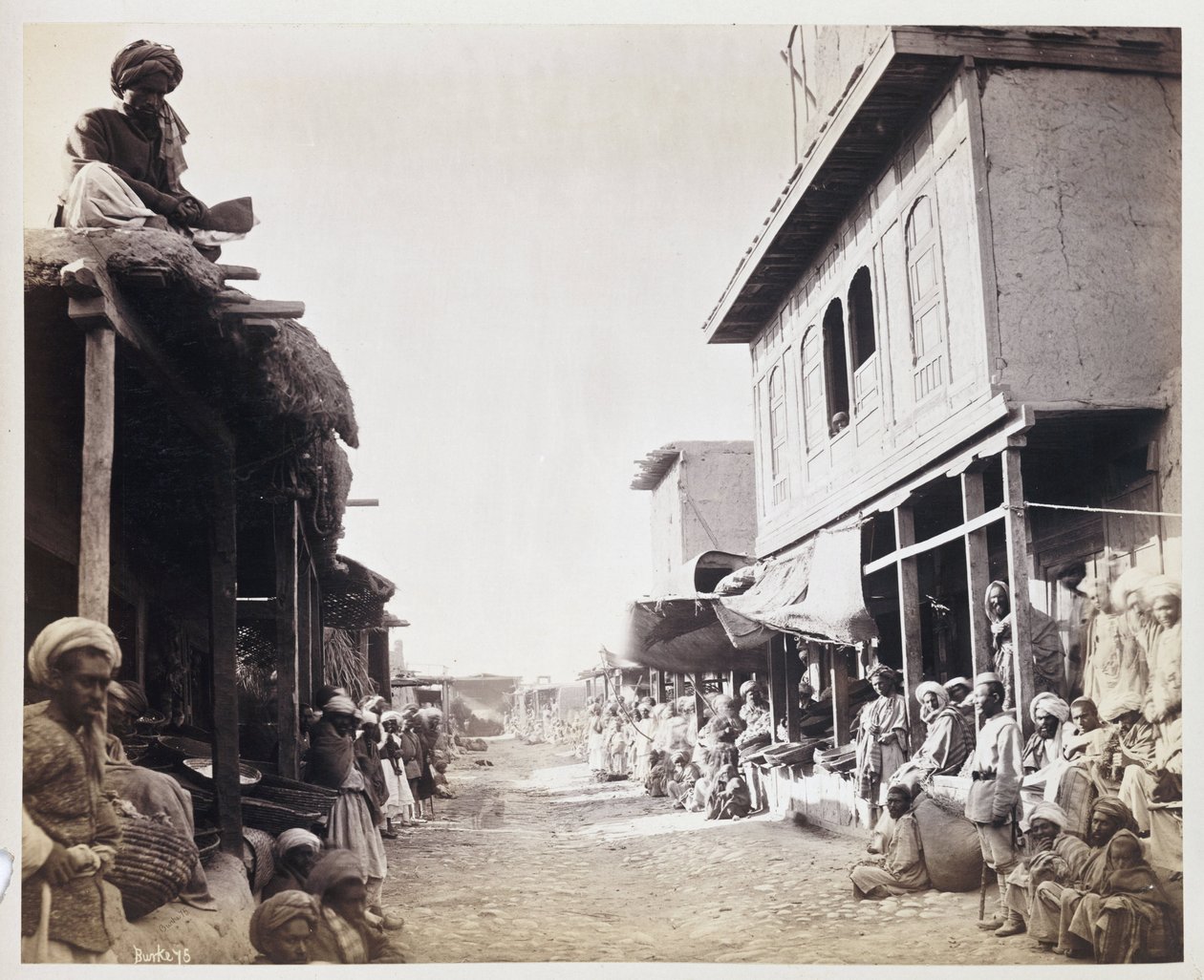 جلالاباد ، الشارع الرئيسي ، عام 1878 بواسطة غير معروف