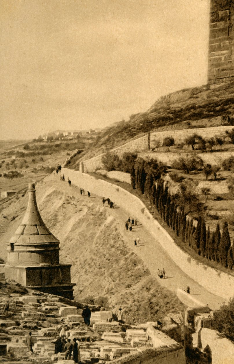 القدس - قبر أبشالوم ، c1918-c1939. بواسطة غير معروف