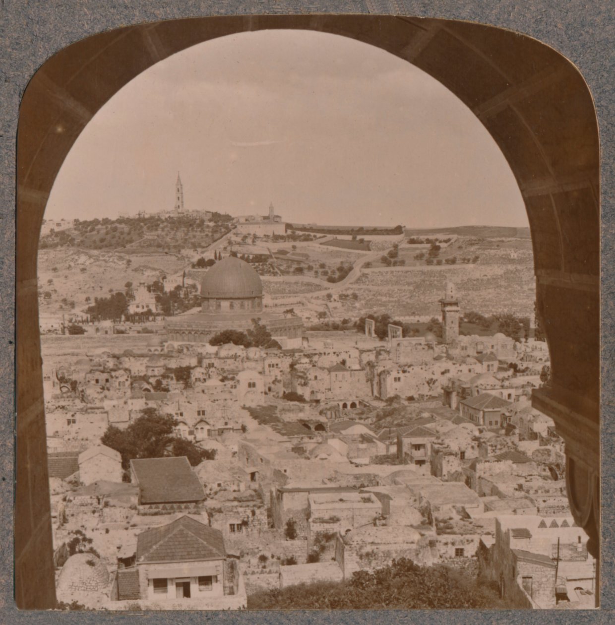 القدس من جرس الكنيسة البروتستانتية ، c1900 بواسطة غير معروف