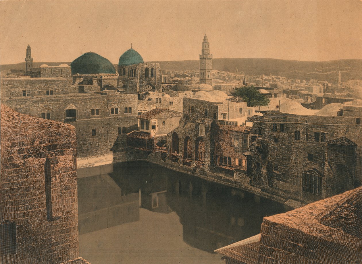 القدس ، منتصف أواخر القرن التاسع عشر. بواسطة غير معروف