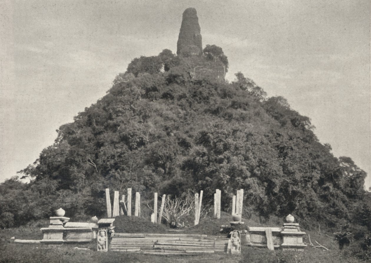 Jetawanarama Dagoba ، أصغر ثلاث Dagobas كبيرة من Anurdhapura في نهاية القرن الثالث الميلادي بواسطة غير معروف