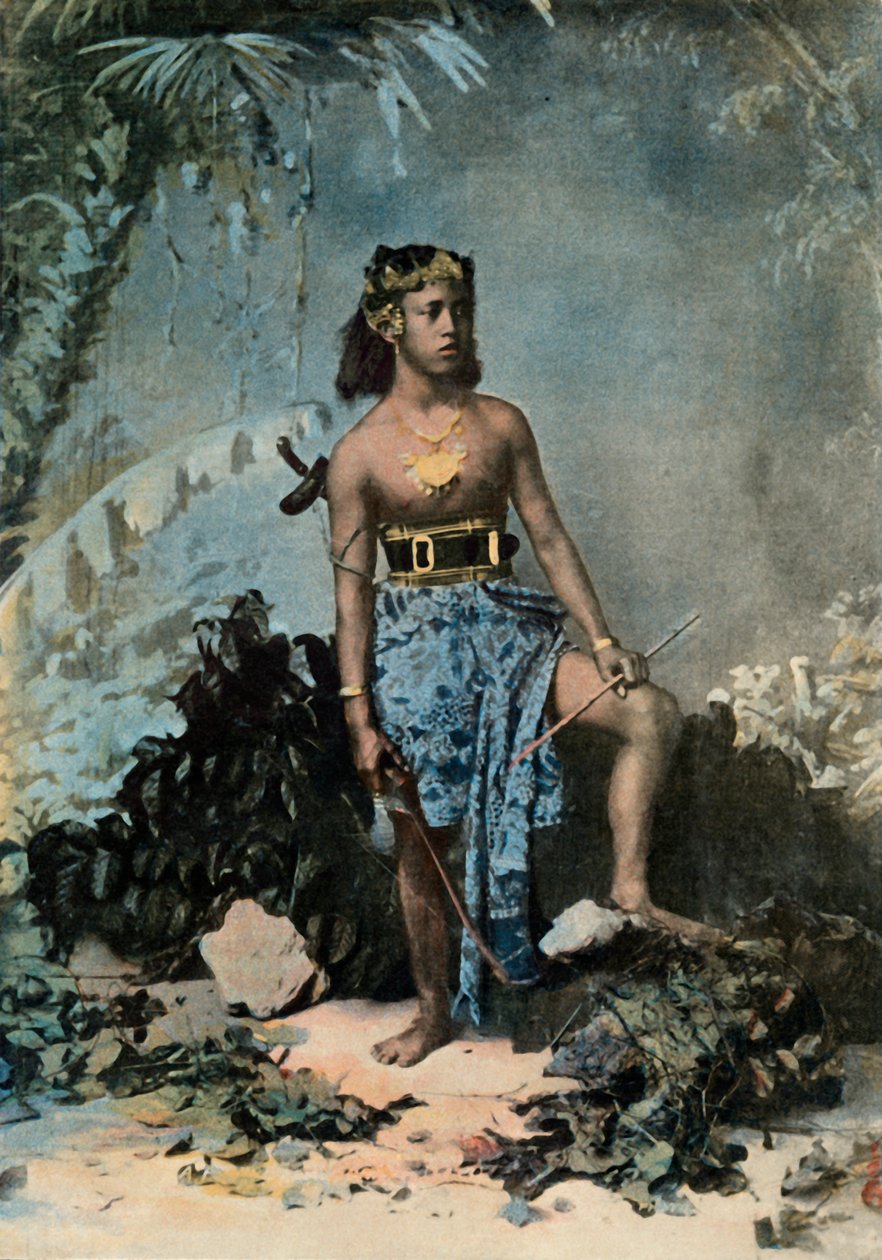 فتاة صغيرة من ساموا ، فتاة صغيرة من ساموا ، 1900. بواسطة غير معروف