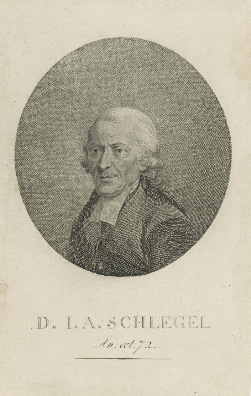 يوهان أدولف شليغل 1721-1793 ، ج. 1800. بواسطة غير معروف