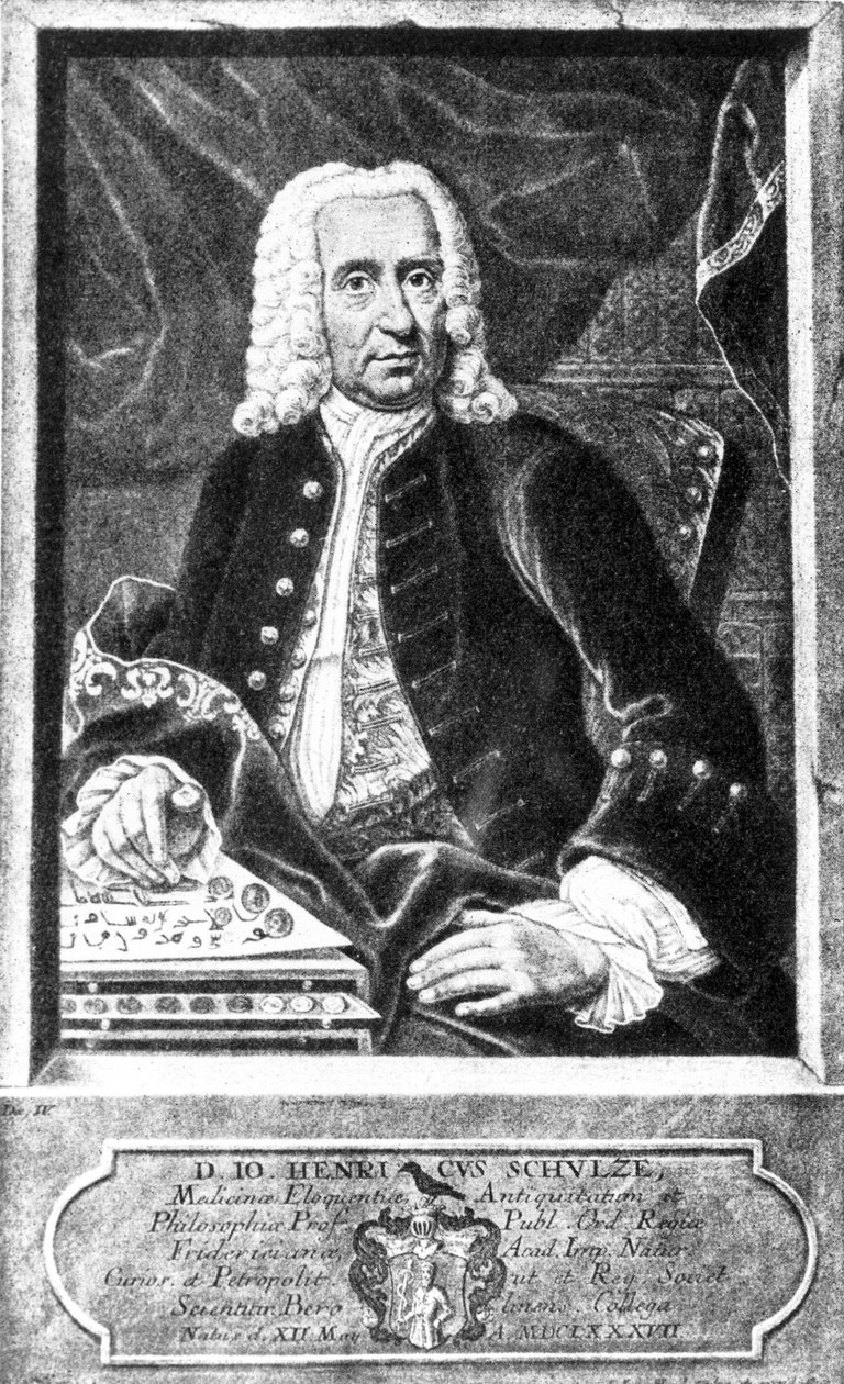 يوهان هاينريش شولز ، المرتقب الألماني للتصوير الفوتوغرافي ، ج 1710 بواسطة غير معروف