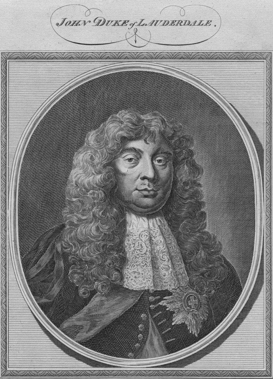 جون دوق لودرديل ، 1784. بواسطة غير معروف