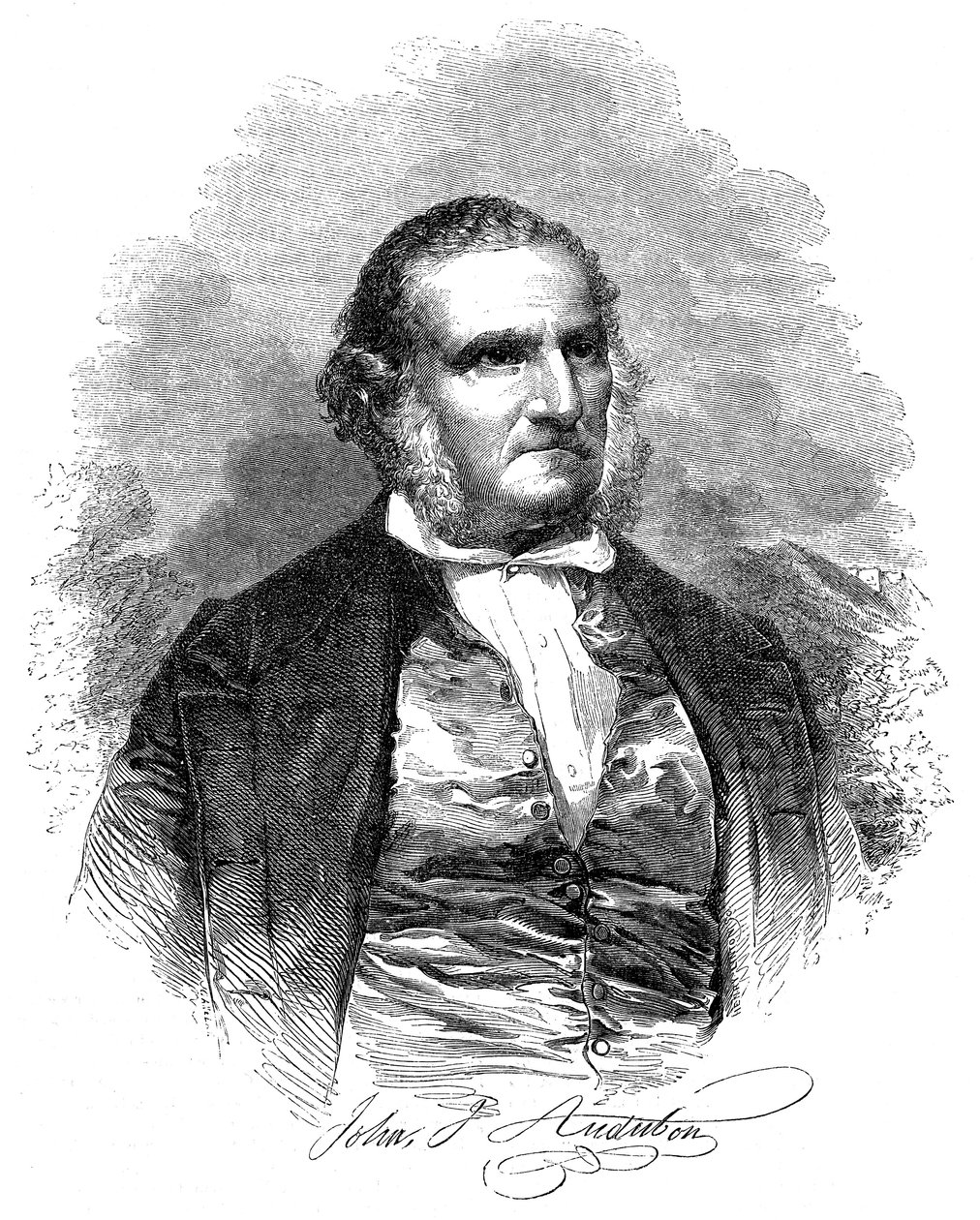 جون جيمس أودوبون 1780-1851 ، عالم الطيور والفنان الأمريكي ، 1852 بواسطة غير معروف