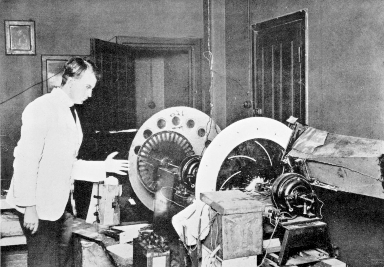 جون لوجي بيرد 1888-1946 ، مهندس كهربائي اسكتلندي ورائد في التلفزيون ، 1920s بواسطة غير معروف