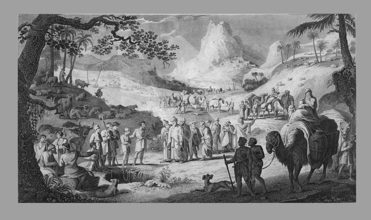 باع يوسف من قبل إخوته ، 1818. بواسطة غير معروف