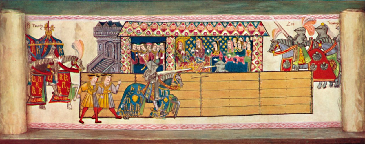Jousts في وستمنستر. 13 فبراير 1510 ، 1511 ، 1903 بواسطة غير معروف