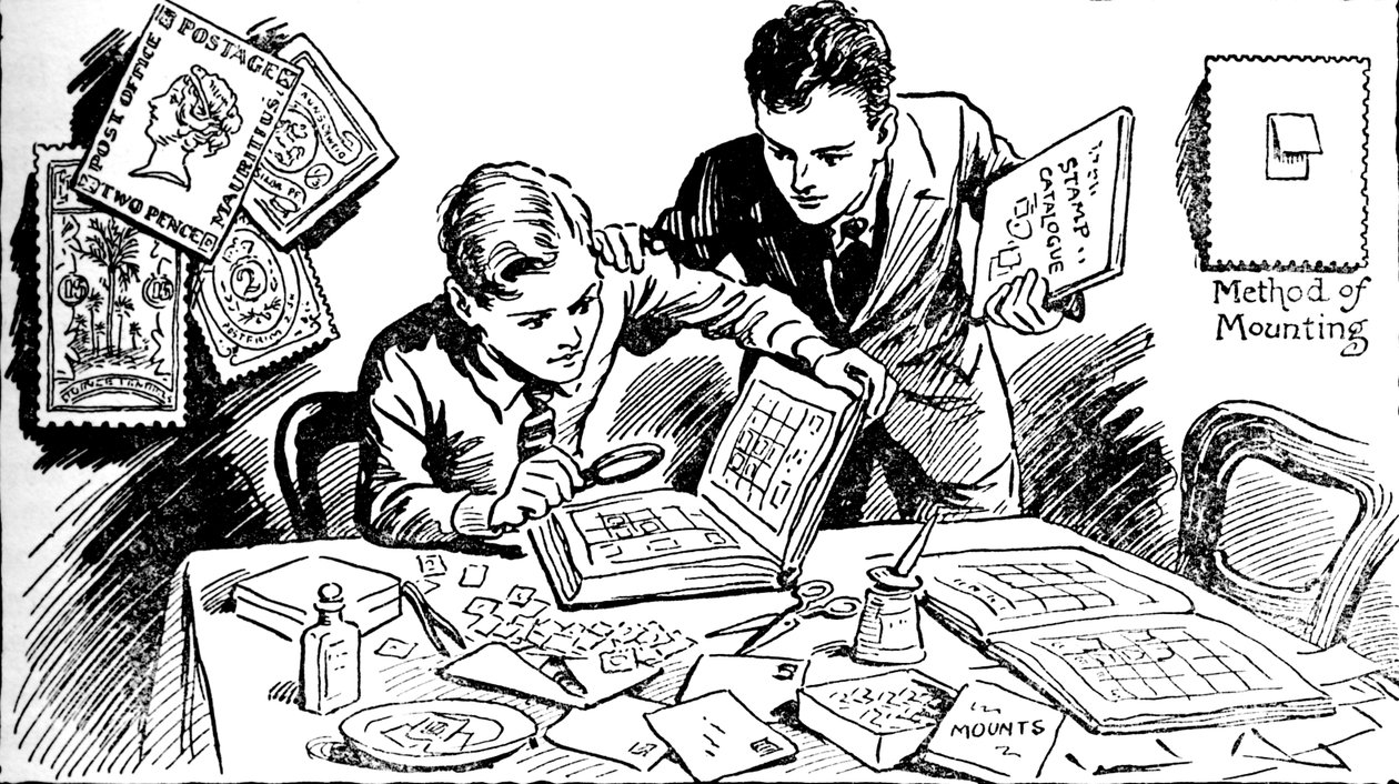 أفراح جمع الطوابع ، 1937 بواسطة غير معروف