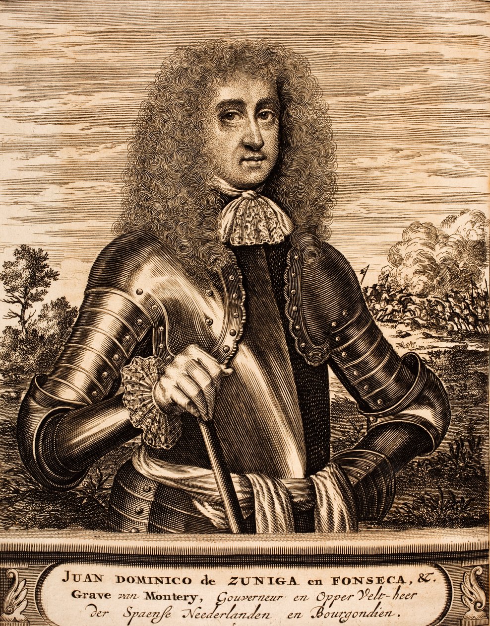 خوان دومينغو دي زونيغا إي فونسيكا ، كوندي دي مونتيري 1640-1716 ، 1675. بواسطة غير معروف