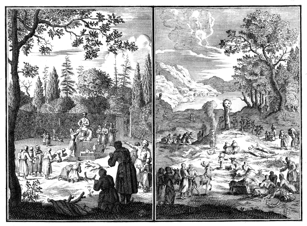 Jumala ، Wirku-Accha. إله لابلاند ، 1727-1738 بواسطة غير معروف