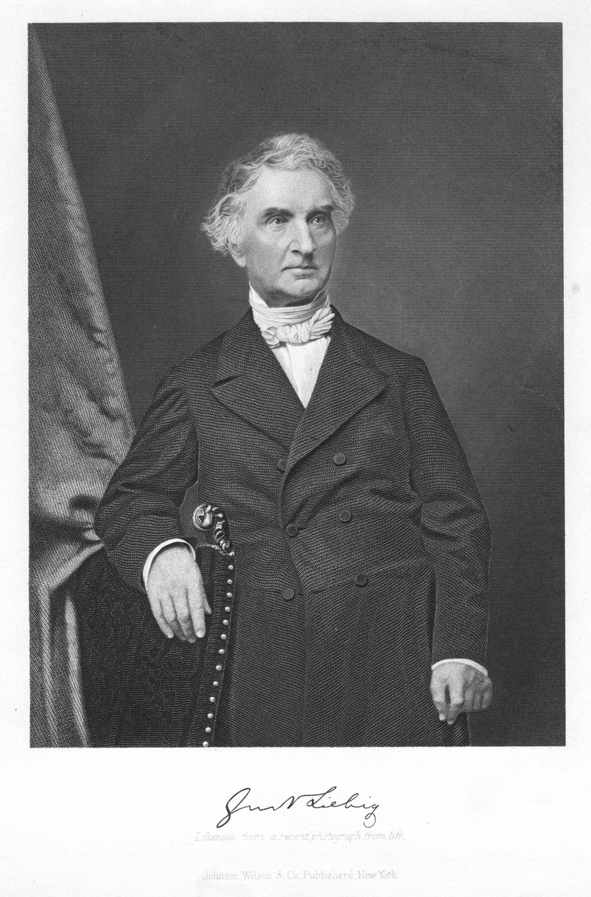 Justus von Liebig ، الكيميائي الألماني في القرن التاسع عشر بواسطة غير معروف