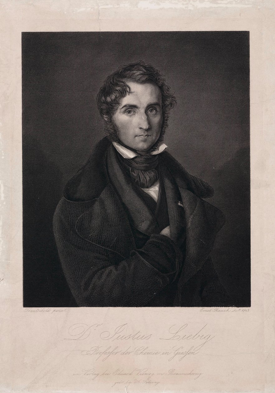Justus von Liebig ، كيميائي ألماني بواسطة غير معروف