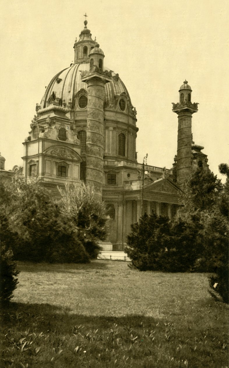 Karlskirche ، فيينا ، النمسا ، c1935. بواسطة غير معروف