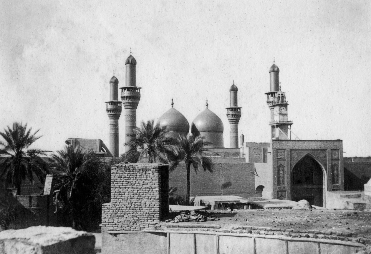 مسجد الكاظمين ، العراق ، 1917-1919 بواسطة غير معروف