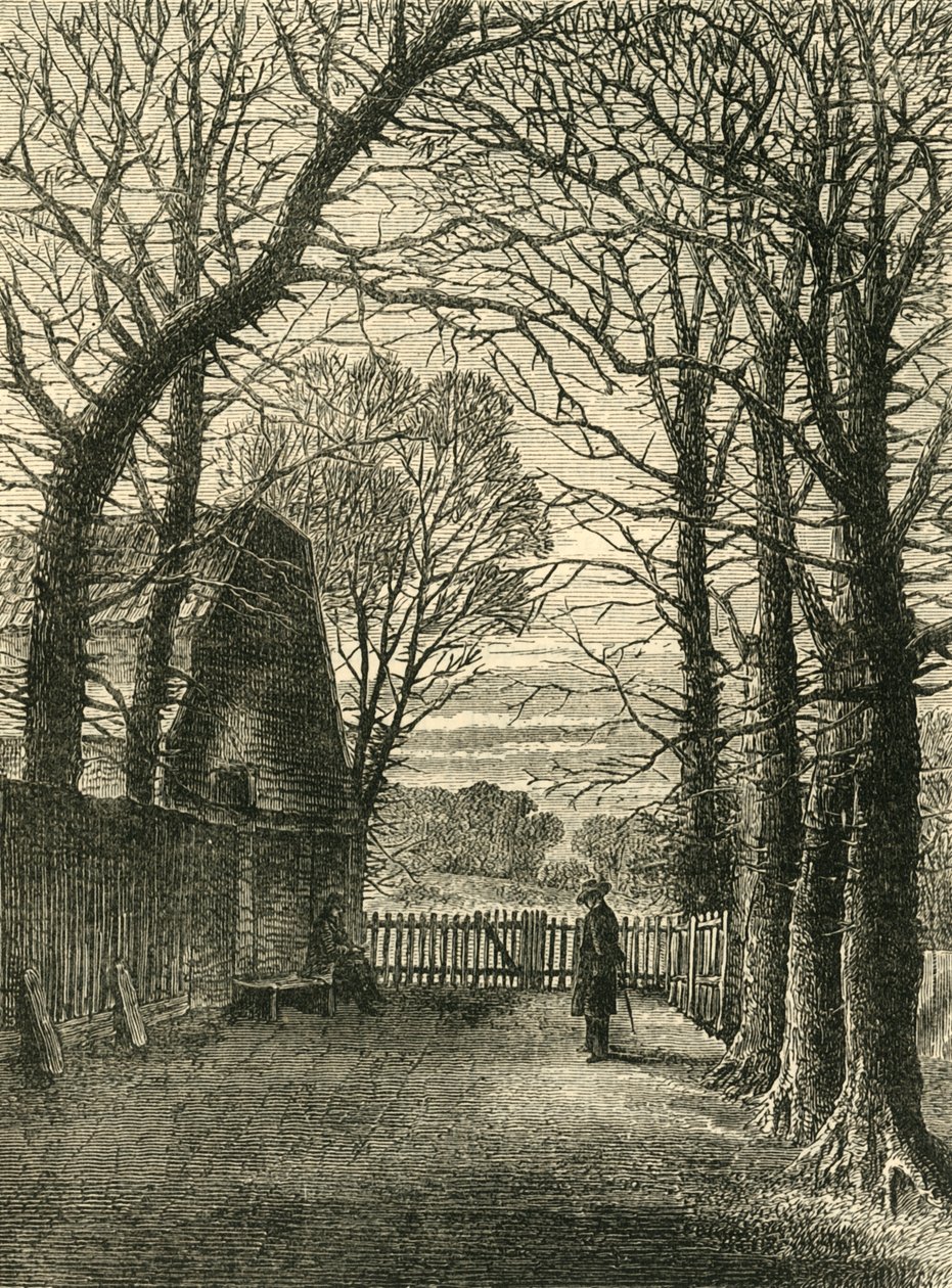 مقعد Keats ، Old Well Walk ، c1818 ، c1876. بواسطة غير معروف