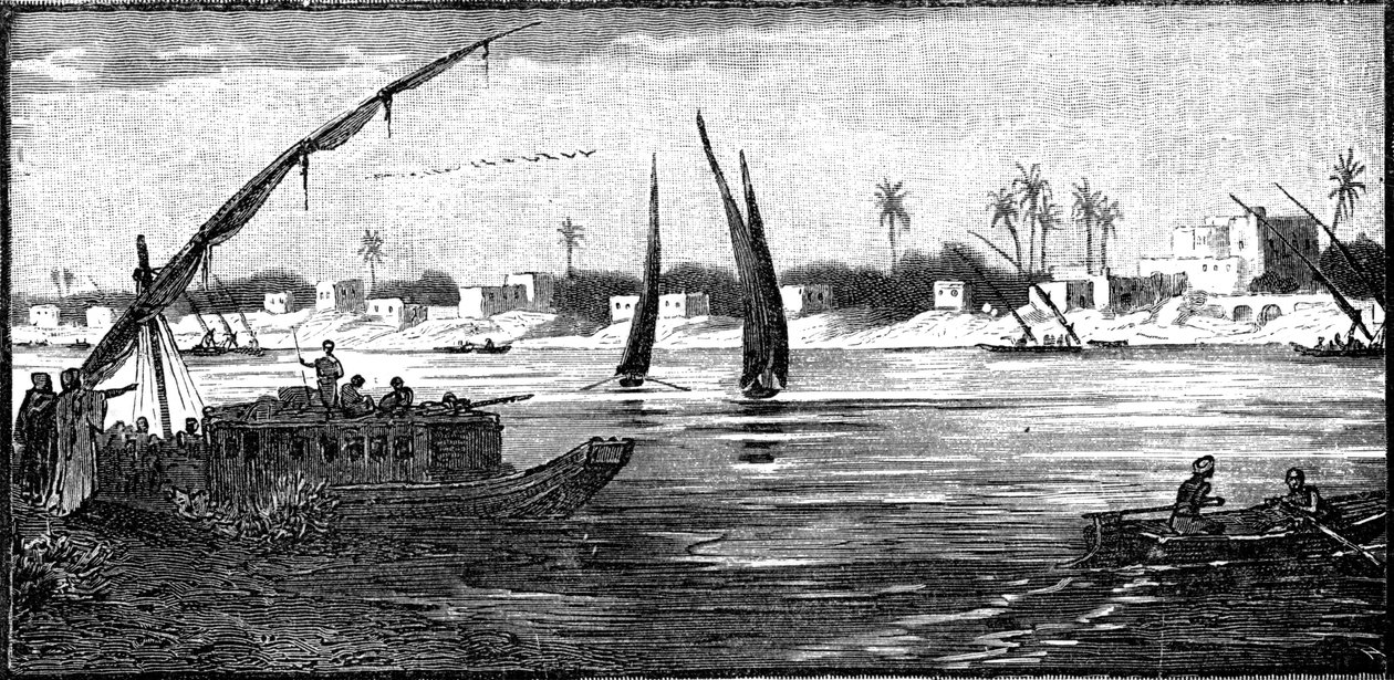 الخرطوم ، عاصمة السودان ، 1900 بواسطة غير معروف