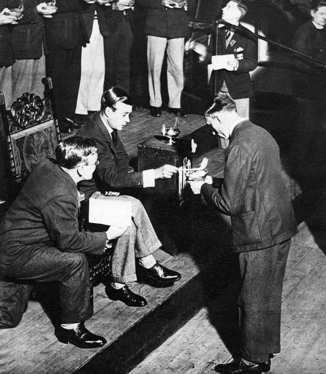 الملك إدوارد الثامن راعي مصابيح إضاءة TOC H للذكرى ، وستمنستر ، 1936 بواسطة غير معروف