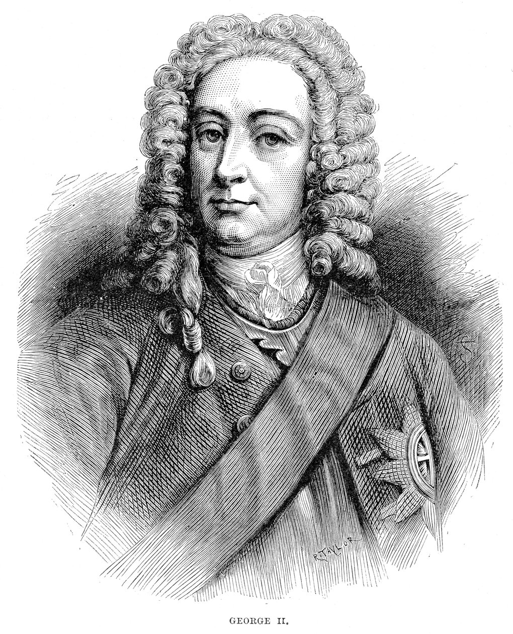 الملك جورج الثاني 1683-1760 ملك بريطانيا العظمى وأيرلندا وناخب هانوفر من 1727 بواسطة غير معروف