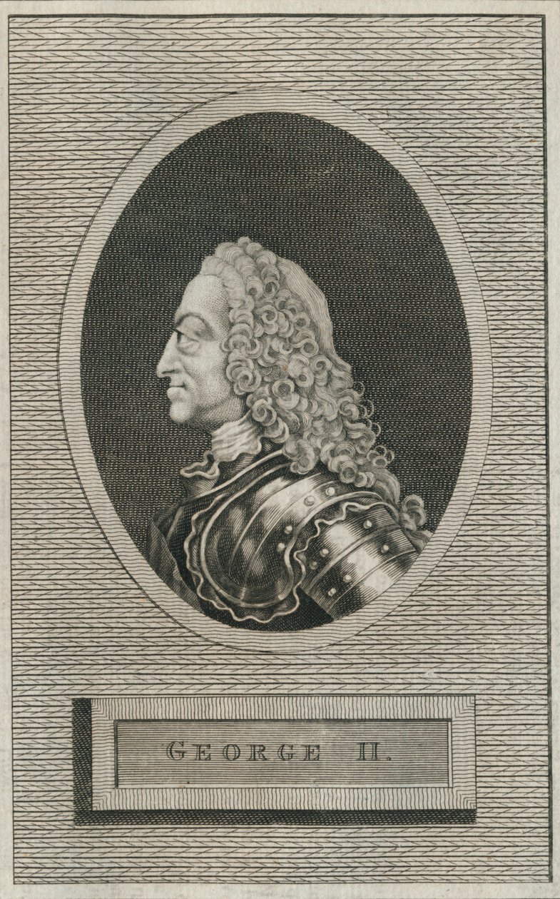 الملك جورج الثاني ، 1793 بواسطة غير معروف