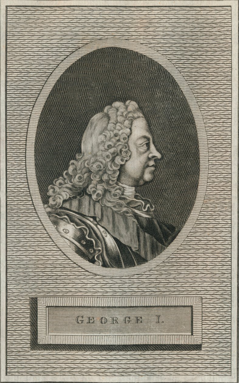الملك جورج الأول ، 1793 بواسطة غير معروف