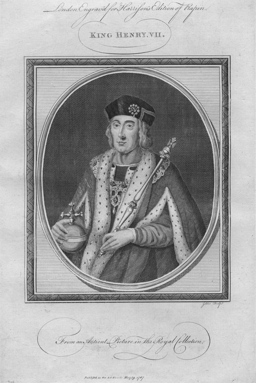 الملك هنري السابع ، 1787. بواسطة غير معروف