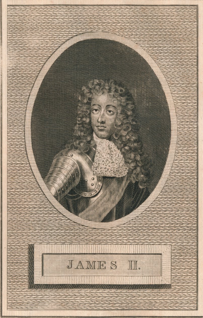 الملك جيمس الثاني ، 1793 بواسطة غير معروف