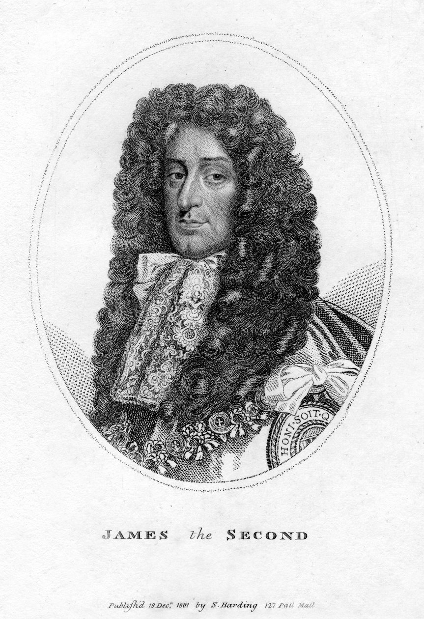 الملك جيمس الثاني ملك إنجلترا ، 1801 بواسطة غير معروف